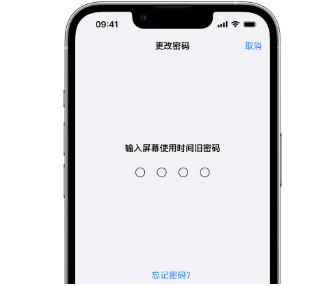 龙江镇iPhone屏幕维修分享iPhone屏幕使用时间密码忘记了怎么办 