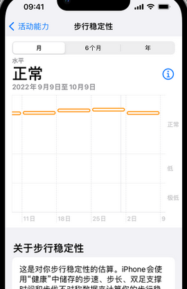 龙江镇iPhone手机维修如何在iPhone开启'步行稳定性通知'