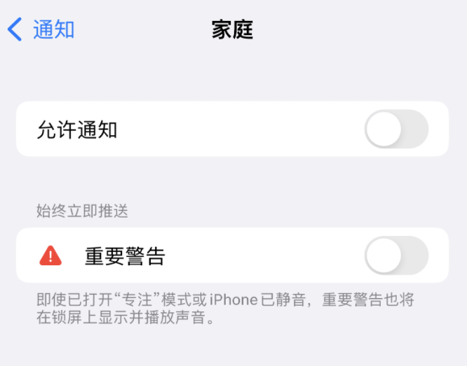 龙江镇苹果14维修分享iPhone14系列机型弹出“家庭”警告后卡死如何解决 