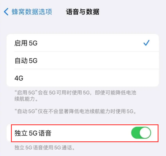 龙江镇苹果14维修分享iPhone 14 Pro如何开启VoNR 