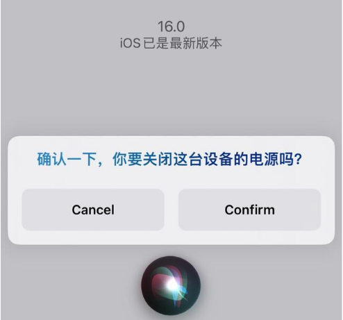 龙江镇苹果手机维修分享iOS 16 Beta5为什么要取消Siri语音关机功能 