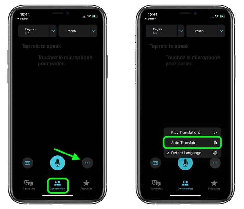 龙江镇苹果手机维修分享iOS 15 “翻译” App 新改进 