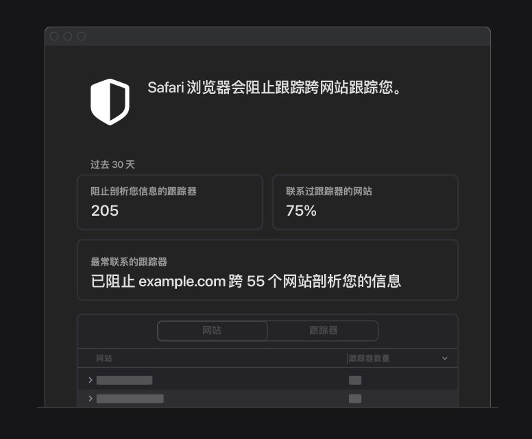 龙江镇苹果手机维修分享如何在 Safari 浏览器中查看和打开隐私报告 